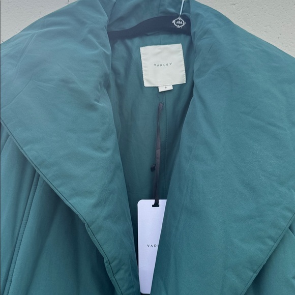 Varley Ana Long Wrap Puffer Coat — Coniser color— NWT — S/M - Picture 12 of 14